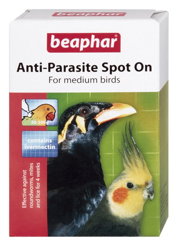 Beaphar Anti-Parasite Spot On For Medium Birds